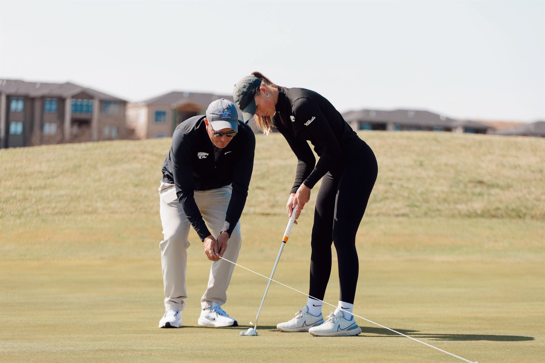 Noa van Beek on the fairway